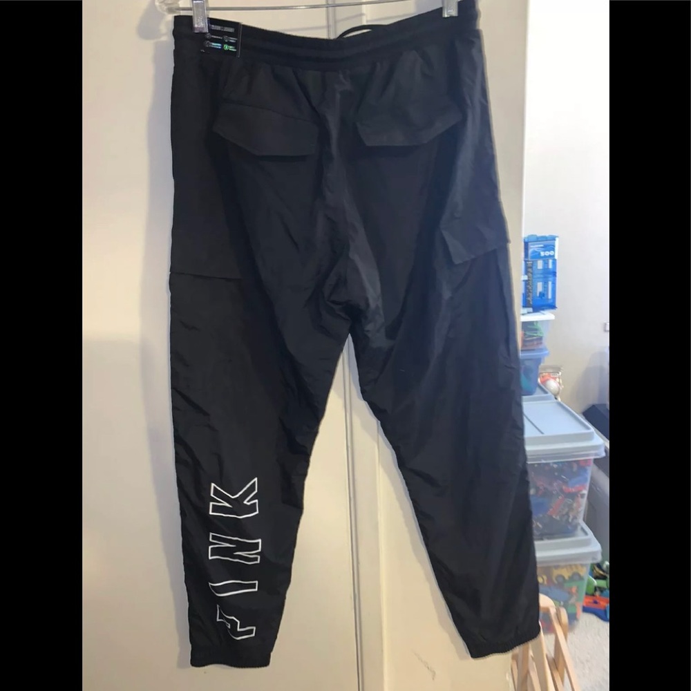 PINK lines Windbreaker Joggers M fits L (NWT)